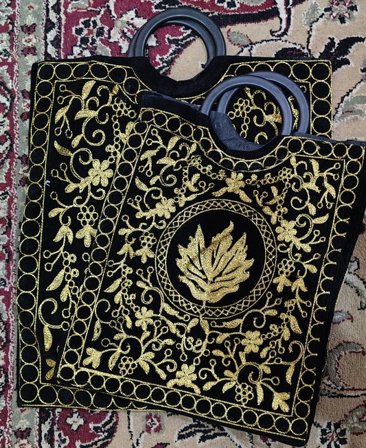 Kashmiri-Crafted Handbags - Non Zipper - Pack of Two