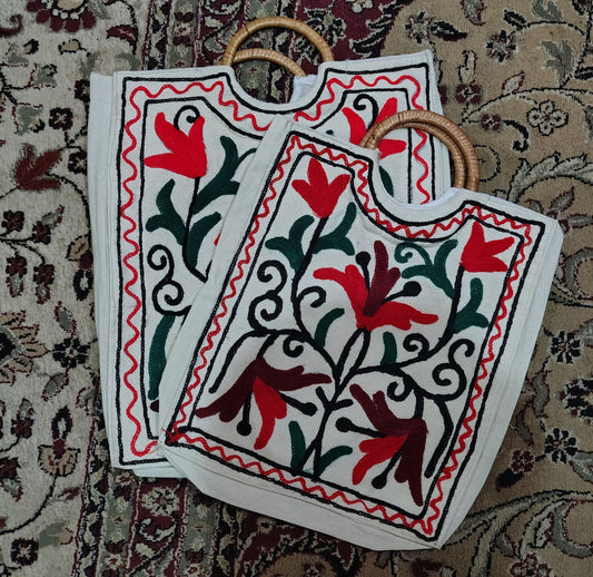 Kashmiri-Crafted Handbags - Non Zipper - Pack of Two