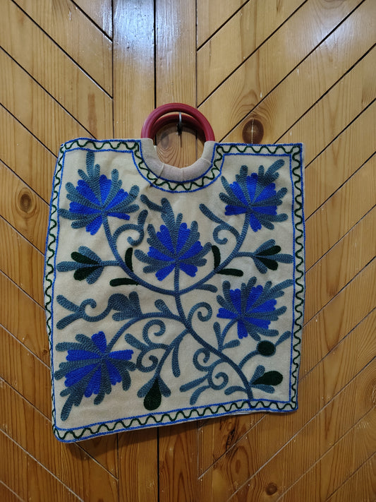 Kashmiri-Crafted Handbags - Non Zipper