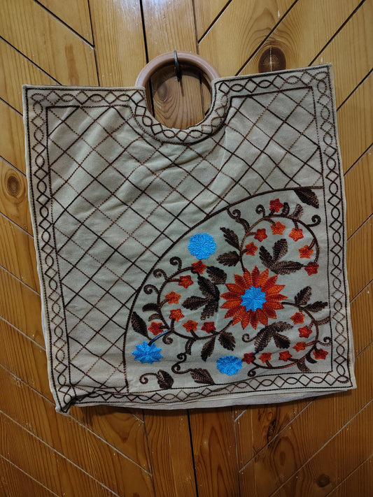 Kashmiri-Crafted Handbags - Non Zipper